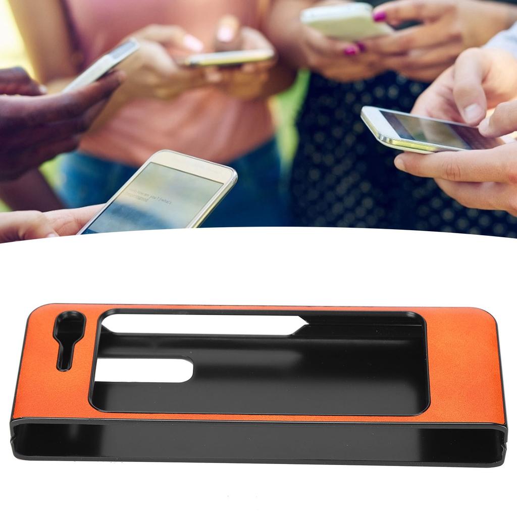 Mobile Phone Leather Case AllInclusive AntiFall Protective Cover for Fold 1 W20(Black )