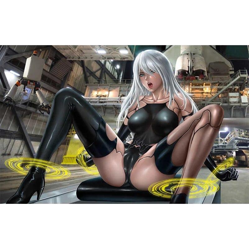 Drucken Mechanische Ära Neil Nude 3D Sexy Anime Mädchen Kunst Poster HD Wand Kunst Leinwand Malerei Wohnzimmer Home Decor Bild