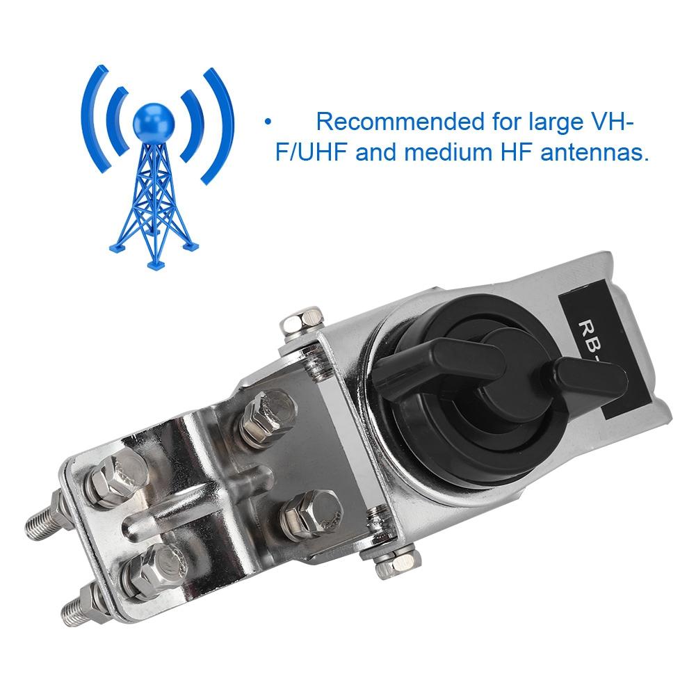 Vehicle Antenna Mount Bracket For Car Radio Adjustable Antenna Bracket(Silver)