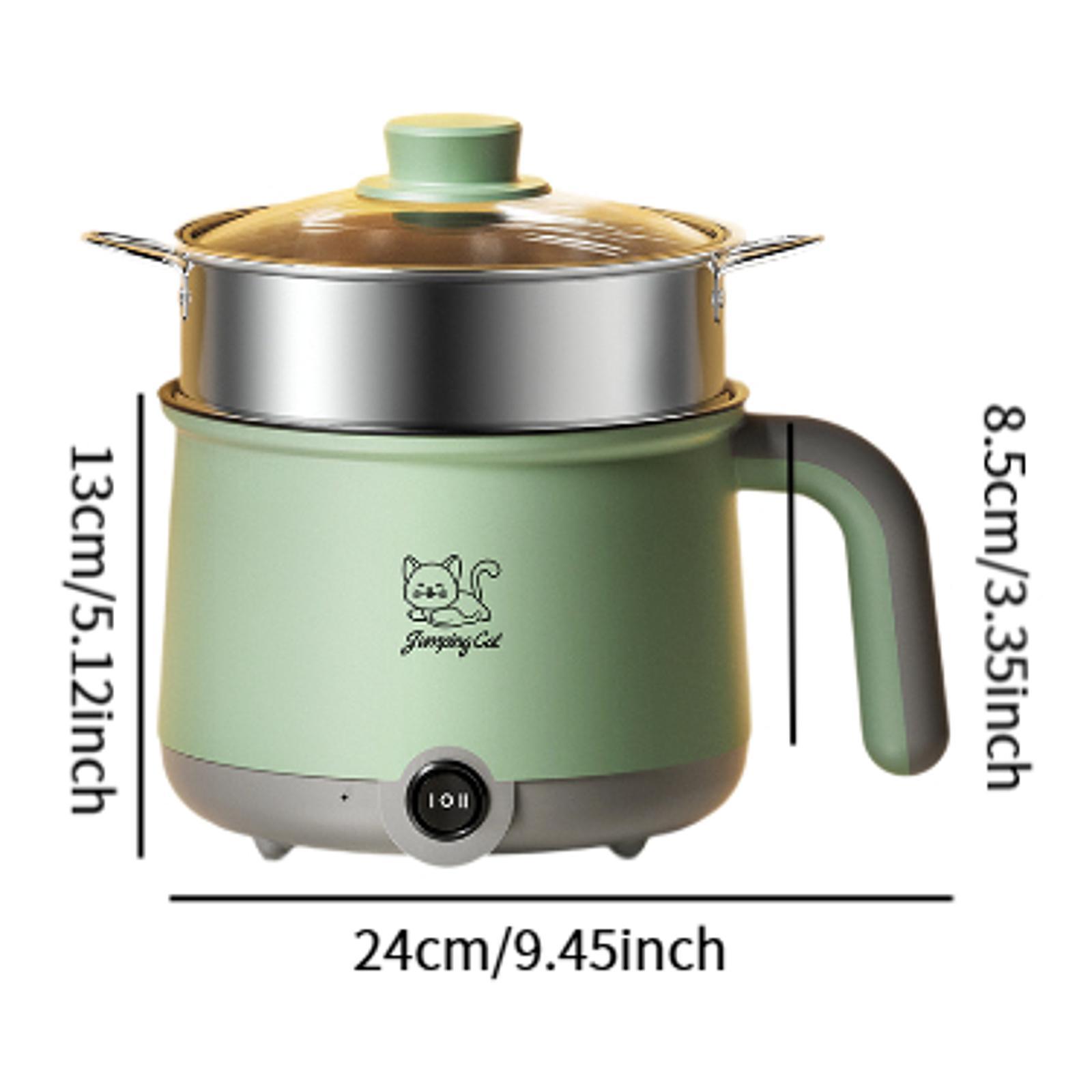 Электрический хот-пот с пароваркой бытовой антипригарный для стейка рамэн Шабу Шабу — фото 7