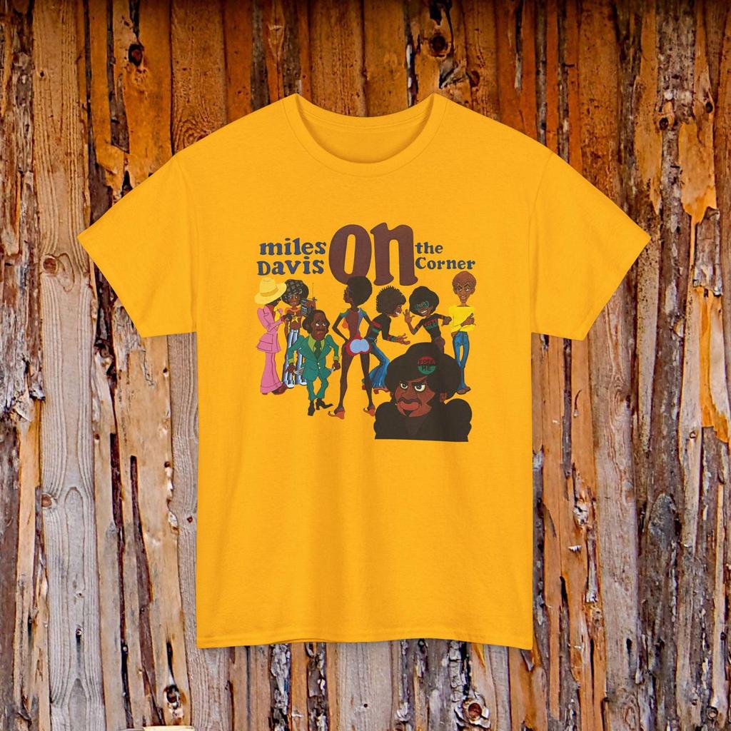 Miles Davis On The Corner Jazz Legend Logo Tee | Music Shirt