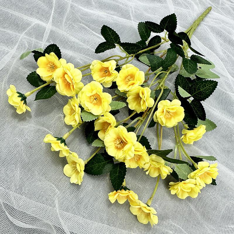 Simulated Plant Chinese Rose Wedding Hotel Restaurant Desktop Props Decoration