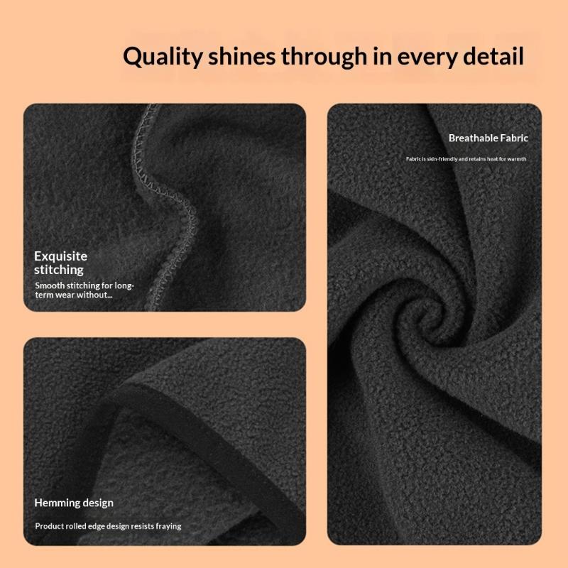 Winter Warm Headgear, Hat-Neck-Mask Integrated Outdoor Windproof Face Cover for Cycling & Ski Sports