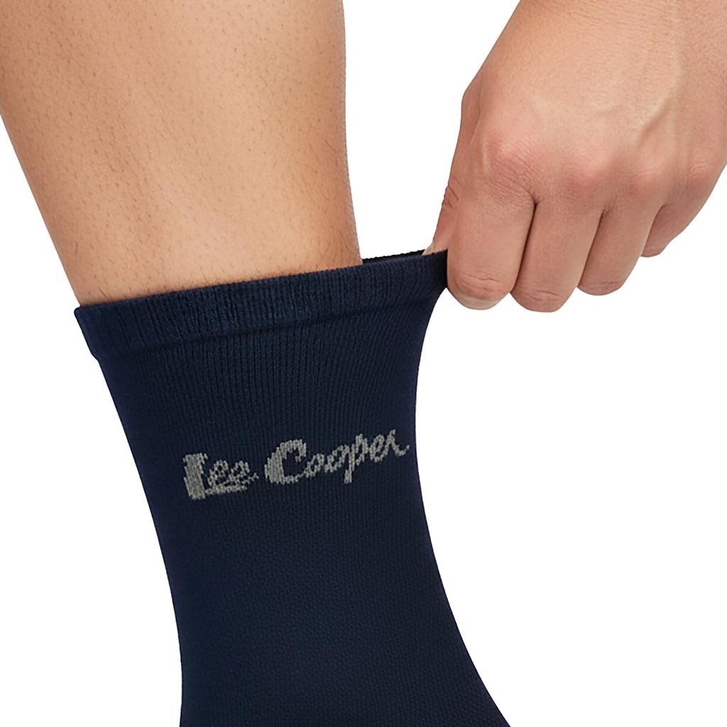 Lee Cooper Men's Socks 6 Pairs Long Cotton Logo