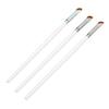 3pcs Angled Eyeliner Brush Ultra Thin Slanted Comfortable Grip Eyeliner Make Up Brush White
