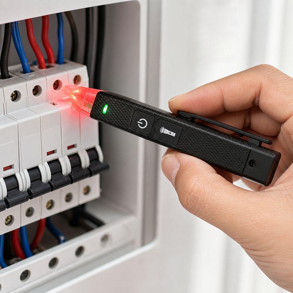 ABS Plastic Voltage Tester Pen LED Light Circuit Detector Pen  Circuit Maintenance