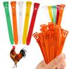 20/100Pcs Chicken Foot Ring Adjustable Cable Tie Farm Animals Poultry Breeding Label Turkey Mark Foot Ring Identity Recognition
