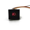 1PC For VW Polo Car Red LED Light Music LED DRL Front Fog Lamp Switch Push Button Switch with Wire AccessoriesSwitches Seat 3