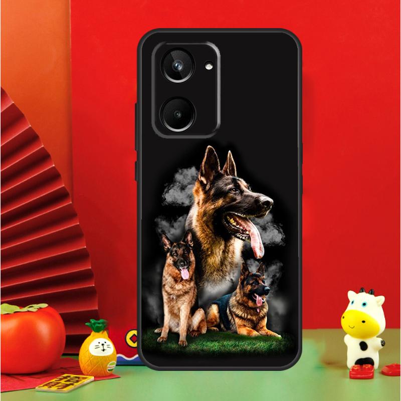 German Shepherd Dog For Realme 15 Pro GT7 GT6 10 11 12 13 14 Pro Plus C65 C67 C63 C61 C55 C51 C53 C35 C75 Case