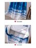 Yunnan Tie-Dye French High-End Summer Lace-Up Dress