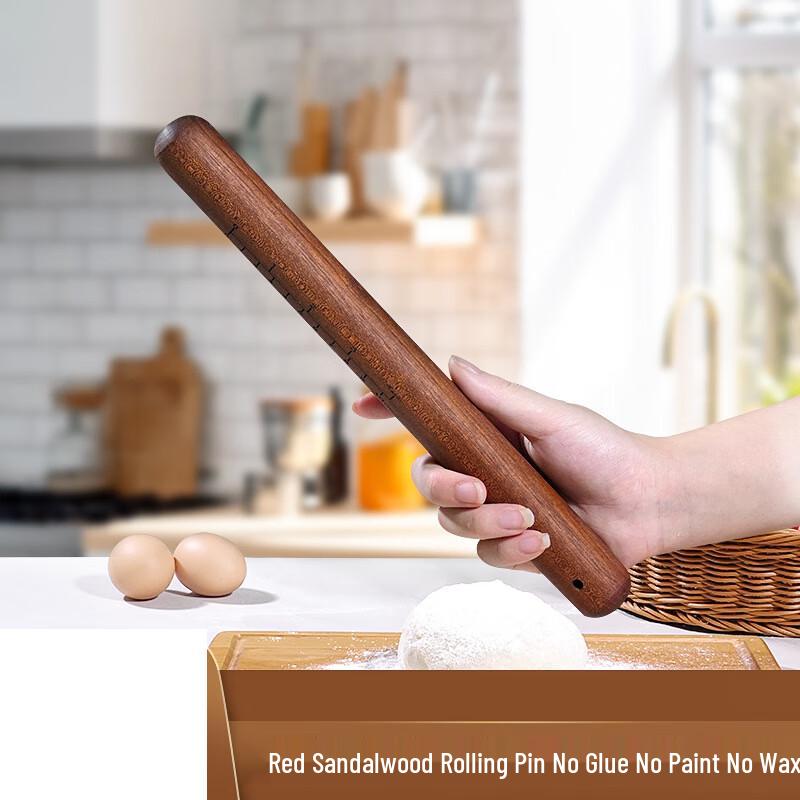 Набор скалок из черного дерева с антипригарным покрытием