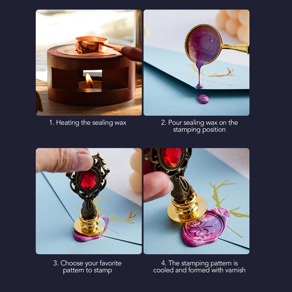 Sealing Wax Warmer Exquisite Fine Workmanship High Temperature Resistant Sealing Wax Furnace