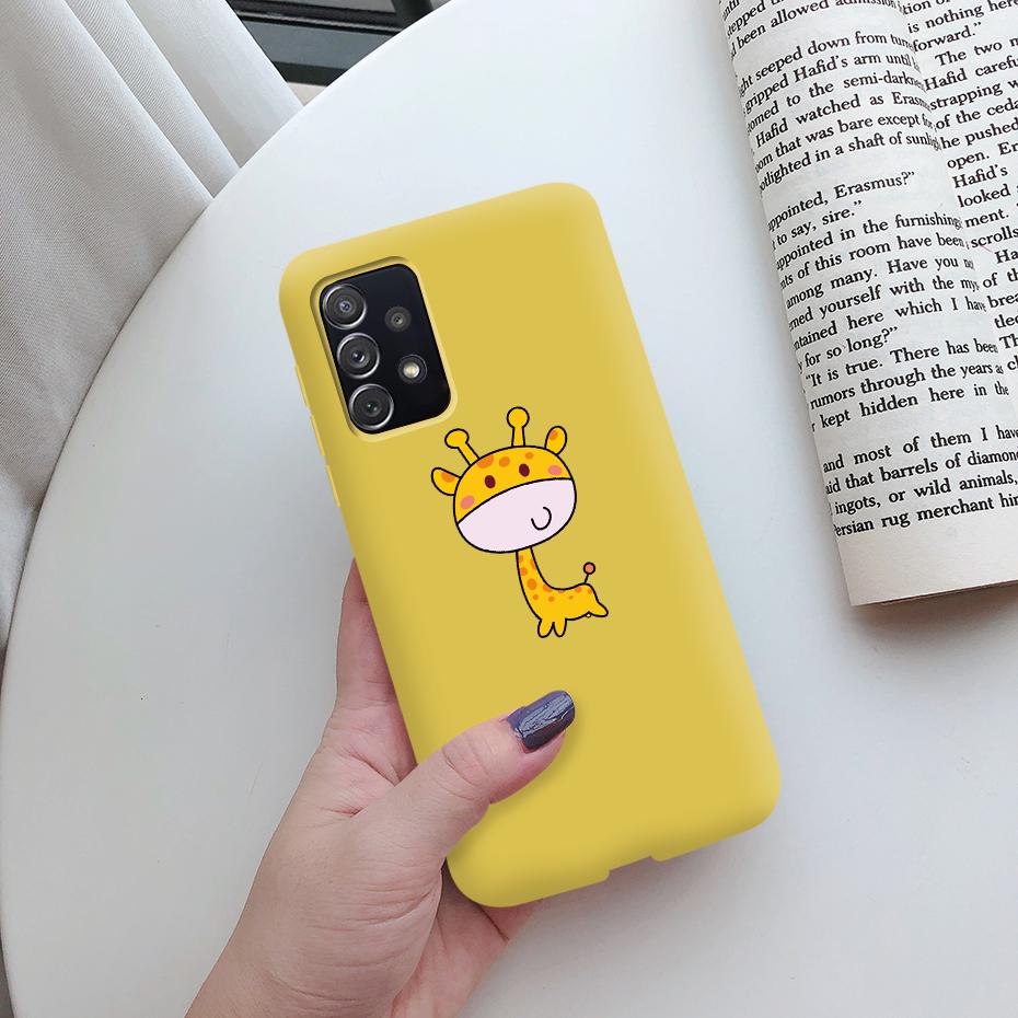 Für Samsung A52 Hülle Silikon Weich Niedlich Rückseite Stoßstange Funda Für Samsung Galaxy A52 5G GalaxyA52 A 52 2021 SM-A526B Hülle Coque