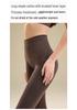 High-Waisted Tummy-Control Butt-Lifting Grey Cotton Tights - Women's Plus Velvet Thick Warmth Pantyhose for Autumn/Winter