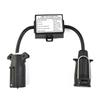 US Vehicle 7Pin Blade Socket to EU 7Pin Converter Trailer Light to EU Trailer Light Converter Easy Installation