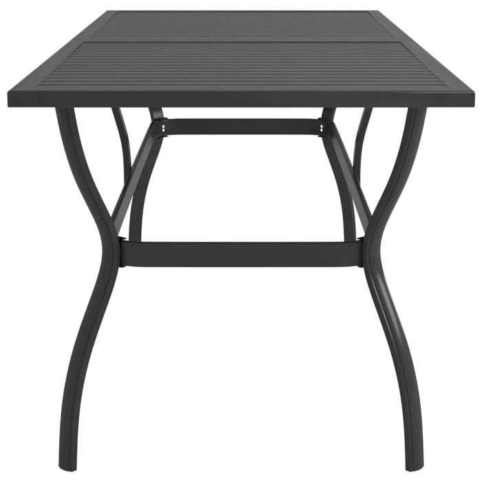 Maison Exclusive - Table de jardin Anthracite 190x80x72 cm Acier