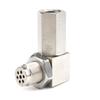 Mini Catalytic Converter 90 Degree CEL Check Engine Light O2 Oxygen Sensor Spacer Adapter Universal