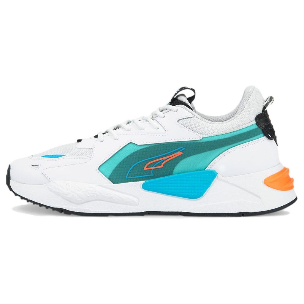 Puma Rs-X Split Mesh Retro Sports Low-Top Lifestyle Shoes Unisex Sneaker White Blue Green 383409-02