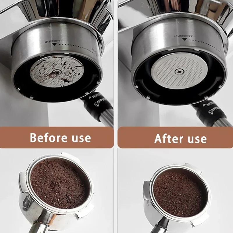 51/53/58mm Coffee Secondary Water Distribution Net 1mm/1.7mm Stainless Steel Filter Coffee Handle Sintered Net Coffee Utensils