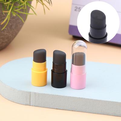 Silikonowy pędzel do ust kątowy korektor pędzel do makijażu przenośna okrągła główka jak opuszki palców Q miękki pędzel do szminki pędzel do korektora