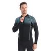 1.5mm Zipper Long Sleeve Wetsuit Men Warm Thermal Surfing Diving UV Protection Separate Suit