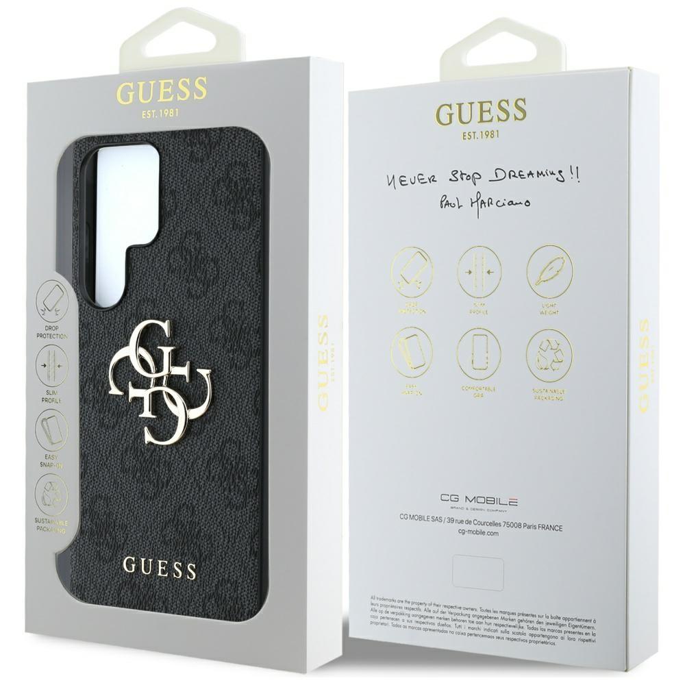 Etui Guess Big 4G Logo Classic Logo Do   Samsung Galaxy S25 Ultra Czarny