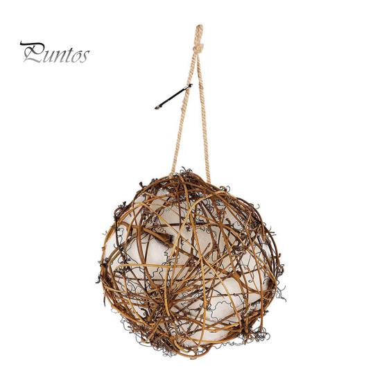 1 Pair of Hummingbird Nest with Weatherproof Design Handmade Hanging Warm Nest Nature-inspired Quick-drying Bird Nest