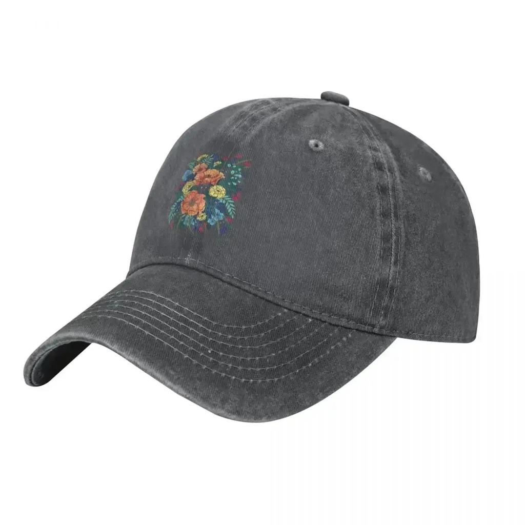 Wild Flowers Baseball Cap Cotton Hats Cowboy Caps Unisex