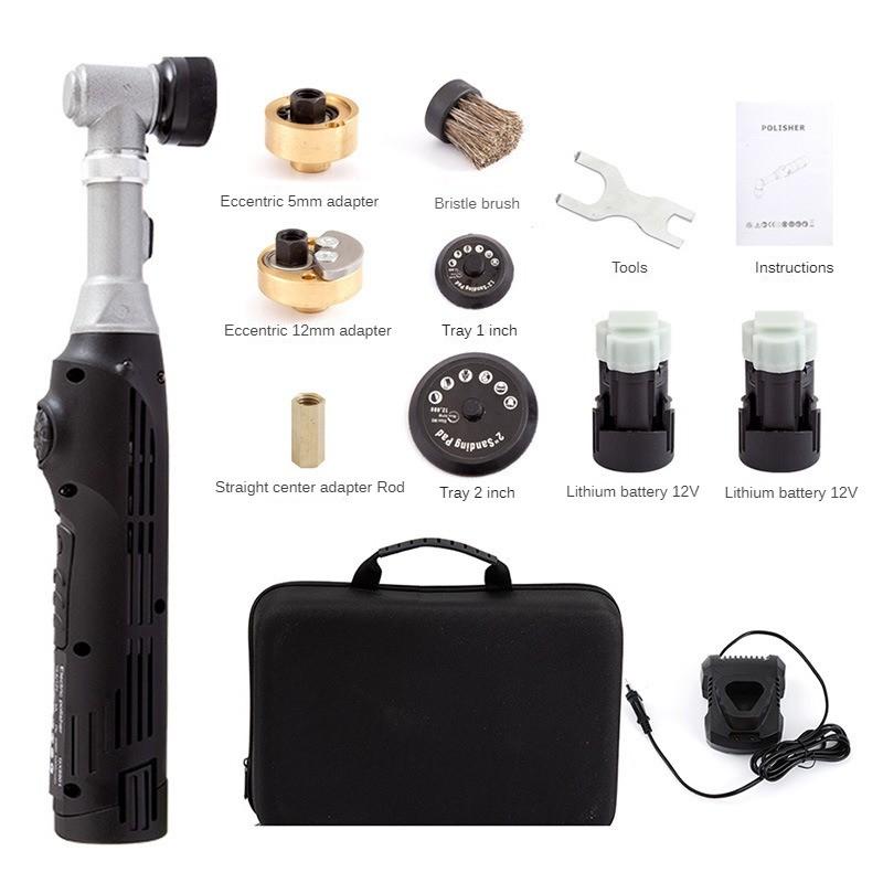 

Беспроводная Портативная 12В Электрическая Детализирующая Полировальная Машина 6-ступенчатая Регулировка Восковальная Машина Инструмент для Красоты Автомобиля для Удаления Царапин 220V Full Set