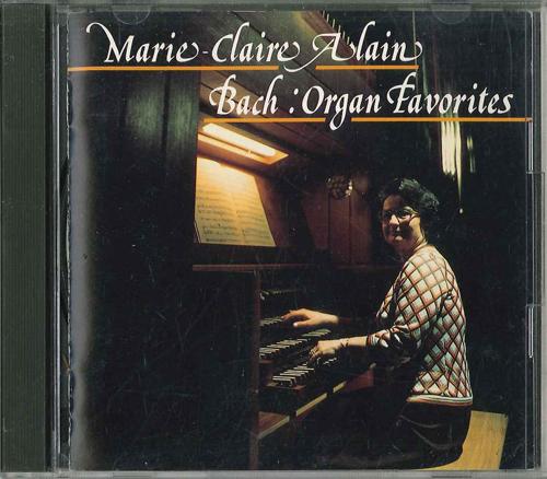 CD ALAIN - Toccata & Fugue Bach: Organ Favorit FWCC30259 ERATO Japan Classical Used