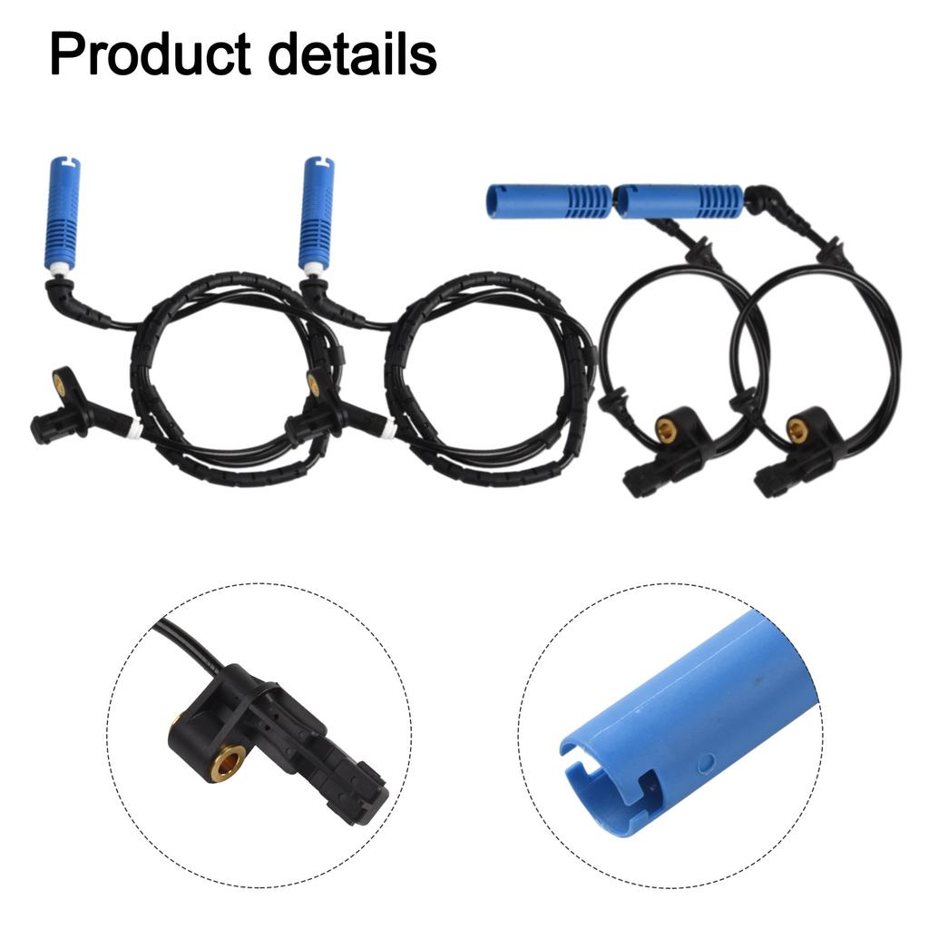For Car Repair For Vehicle Maintenance ABS Wheel Speed Sensor 4PCS ABS Sensor OEM Part Number 34526752681 Stable Characteristics