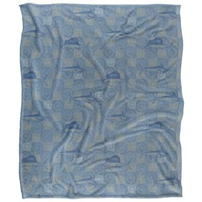 JQ Licensing Silky Compass Fishing Supersoft Blanket
