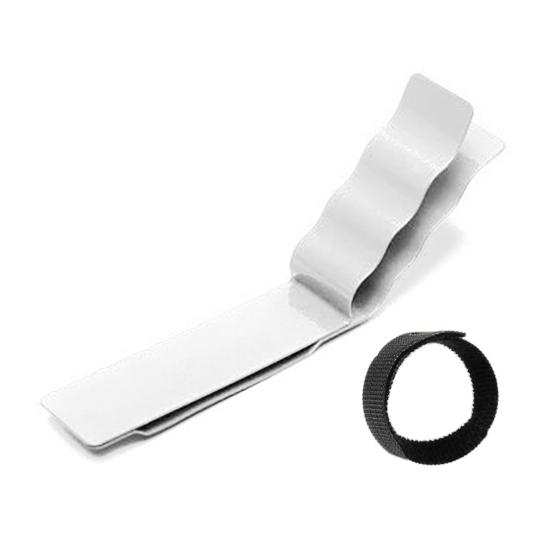 

Держатель для дымовой трубки для гольфа, магнитный зажим, дымовой маячок с ремешком, подставка для дымовой трубки из марганцевой стали, аксессуар для гольф-каров и лодок белый