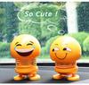 Cute Shaking Head Doll for Car - Fun Interior Ornament, Creative Sticker & Small Toy Accessory for Vehicle Dashboard Decoration