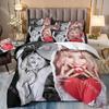 Fashion Gidles Girl Group KPOP Bedding Set Single Twin Full Queen King Size Bed Set Kids Bedroom Duvetcover Sets Bed Sheet Set