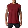 Summer Casual Simple Solid Tank Top Men's Sports Fitness Crew Neck Mesh T-shirt