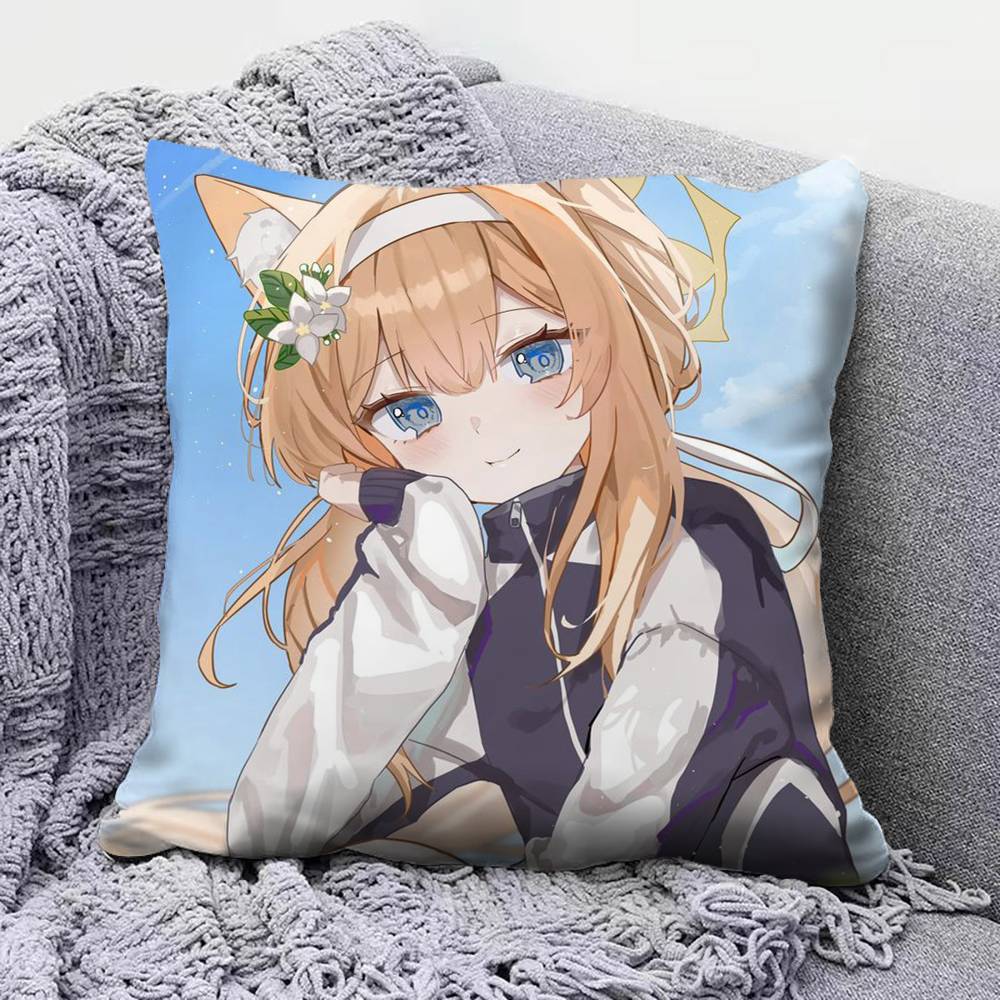 Iochi Mari Idol Blue A-Archive Home Sofa Cushion Covers And Aecorative Custom Pillow Covers
