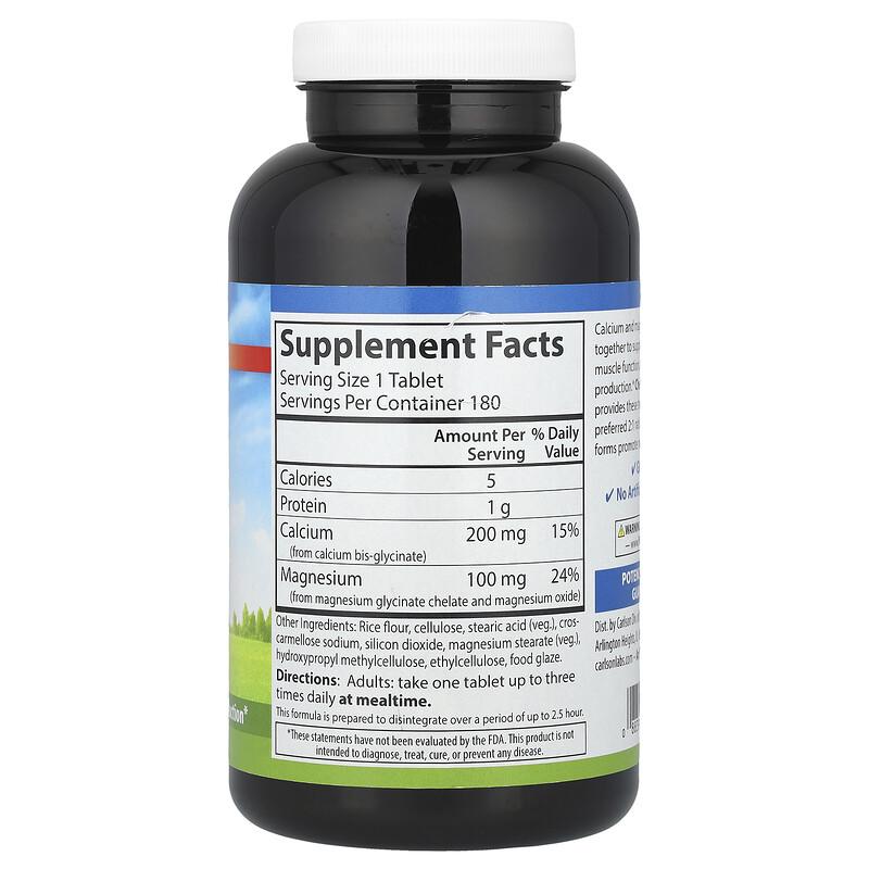 Chelated Cal-Mag, 180 Tablets