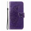 For iPhone 17 Pro Case with Strap Butterfly Pattern PU Leather Wallet Phone Cover
