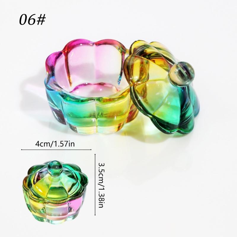 Nails Art Glass Acrylic Dappen Dish Nail Crystal Bowl Nail Liquids Crystal Cup Nail Design Tool Crystal Glass Dish