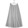 SEVEN TEN by MIHO KAWAHITO [Good Condition] 4A305 Pleated Long skirt S grayUsed