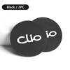 2Pcs Car Coasters Water Cup Non-Slip Mat Waterproof Water Cup Mat For Renault Clio 2 3 4 5 6 MK2 MK3 MK4 Sport Megane Talisman r111