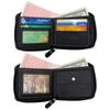 New Trendy Carbon Fiber Short Wallet Men Card Bag Integrated Zipper Change Bag Holder Bifold Clutch Solid Hombre Business Purse