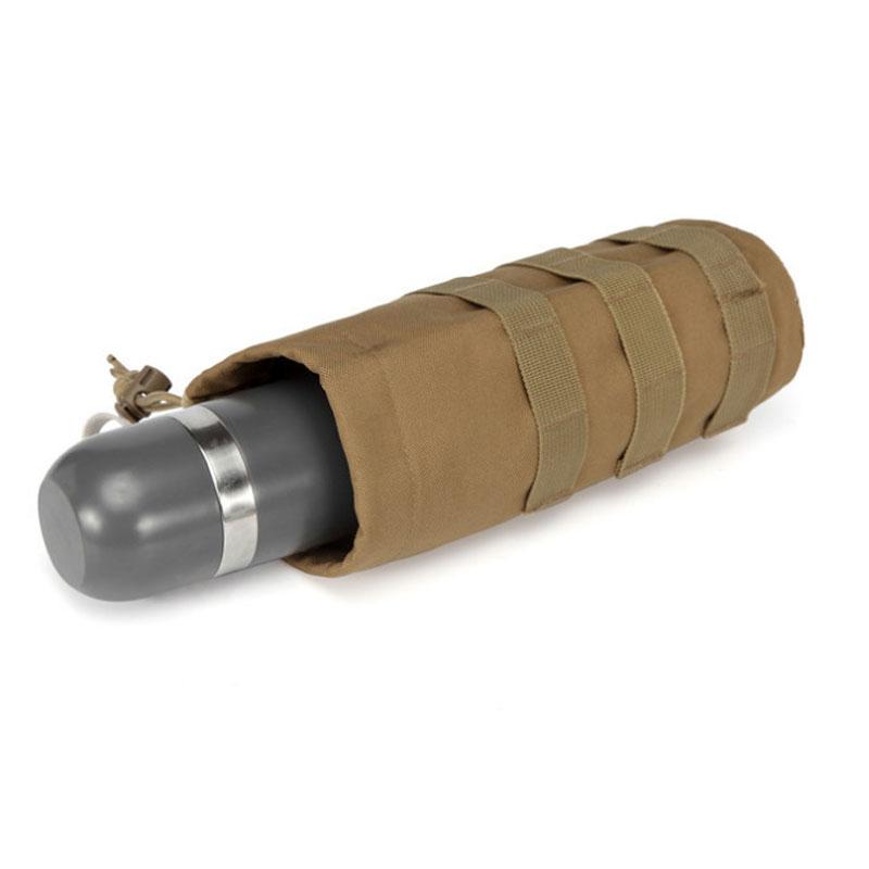 Taktická Molle taška na láhev s vodou Outdoor Camo Lov Kempování Turistika Stahovací držák Multifunkční kapsa na uložení lahve