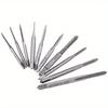 10pcs Micro Taps Bits Mini Machine Screw Drill Tap Set Metric Thread Screws Plug Bit Small Tapping Bits Tool