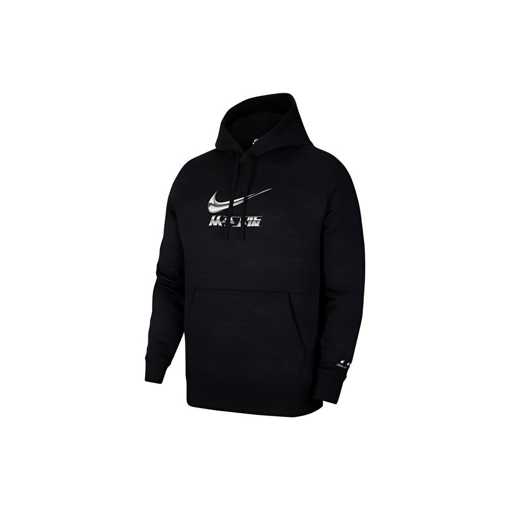 Nike Sportswear Casual Logo Print Hoodie Men Tops Black DJ4860-010