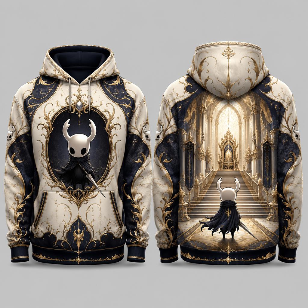 Mens Dark Fantasy Knight 3D Print Hoodie Polyester Pullover Long Sleeve Gamer Streetwear Autumn Winter Hoodie Men Sweatshirt Y2kUnisex Woman's