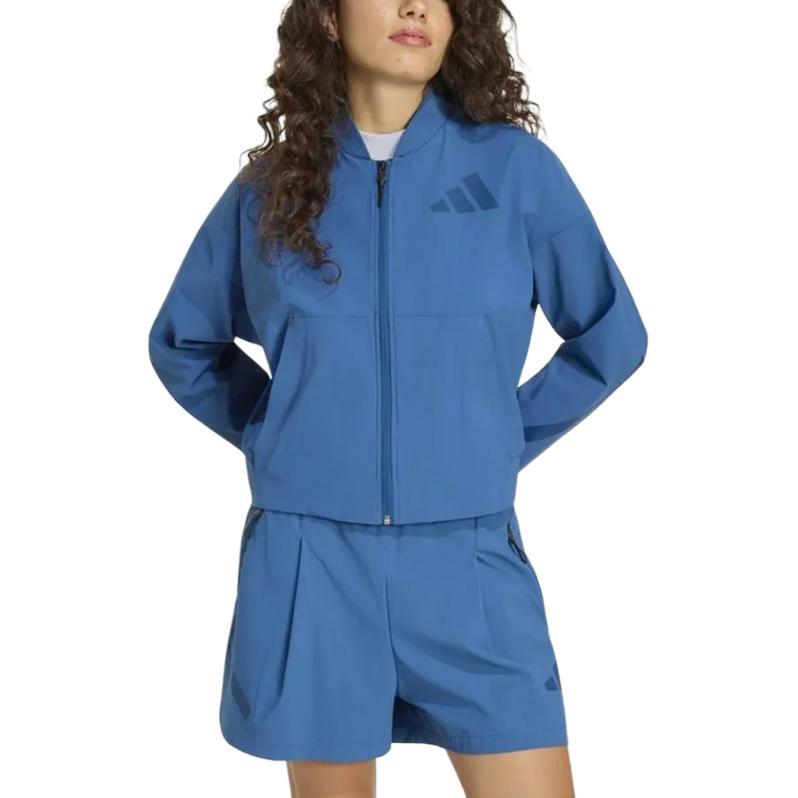 Adidas Bomber Zne Logo Zip Long Sleeve Jacket Women jackets KF1822 L