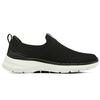 Skechers Go Walk 6 Slip-On Comfortable Shock Absorbing Durable Breathable Low-Top Casual Shoes Men Sneakers White Black 216267-BLK