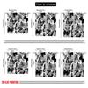 2pcs,2D Plane Printing Popular Curtain Panels Monochrome Butterflies Versatile Fabric (without Rod) Gifts for Bedroom, Living